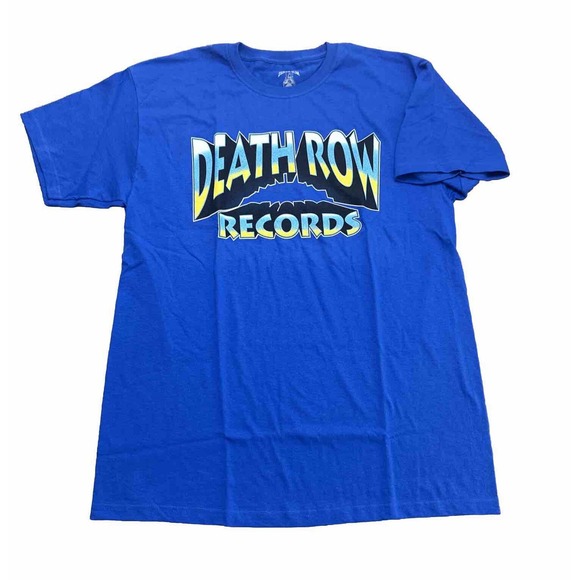 Death Row Records T-Shirt Men Large Graphic Print Core Cotton Tee Hip Hop - Picture 1 of 8